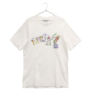 FACETASM ファセッタズム ABH TEE U10 EYE GRAPHIC BASIC TEE ABH-TEE-U10 アイグラフィックプリント半袖Tシャツ ホワイト