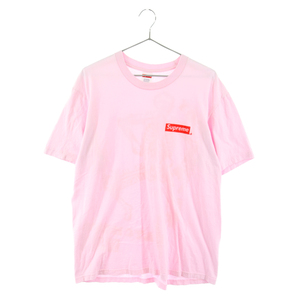 SUPREME シュプリーム 23SS Body Snatchers Tee ボックスロゴバックスカルプリント半袖Tシャツ カットソー ピンクの画像2