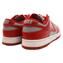 NIKE ナイキ DUNK LOW RETRO MEDIUM GREY ダンク レトロ ミディアムグレー ローカットスニーカー グレー/レッド US9.5/27.5cm DD1391-002_画像4