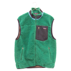 PATAGONIA パタゴニア 12AW CLASSIC RETRO-X VEST クラシックボアベスト グリーン 23047