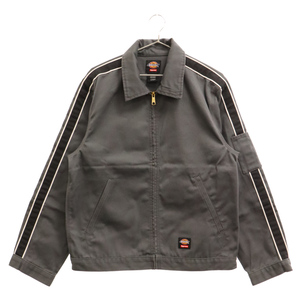 SUPREME シュプリーム 22SS×Dickies Stripe Eisenhower Jacket ストライプアイゼンハワージャケット ワークジャケット グレー