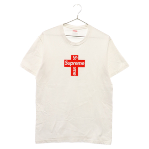 SUPREME シュプリーム 20AW Cross Box Logo Tee クロスボックスロゴTシャツ カットソー 半袖Tシャツ ホワイト