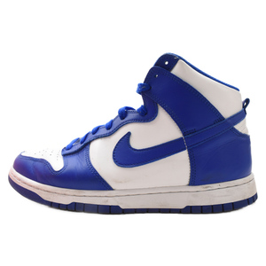 NIKE ナイキ DUNK HIGH RETRO GAME ROYAL DD1399-102 ダンクハイ ゲームロイヤル ハイカットスニーカーシューズ ブルー US10.5/28.5cm