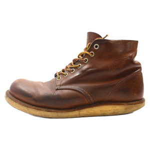 RED WING レッド ウイング 9111 6inch PLAIN TOE 6インチプレーントゥ レースアップ ブーツ ブラウン US8D/26.0cm