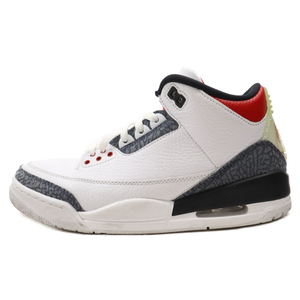 NIKE ナイキ AIR JORDAN 3 RETRO SE-T CO JP エアジョーダン3 レトロ ハイカットスニーカー ホワイト US9/27cm CZ6433-100