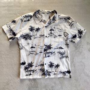 USED　ハワイ柄（アロハ）シャツ　半袖　XL
