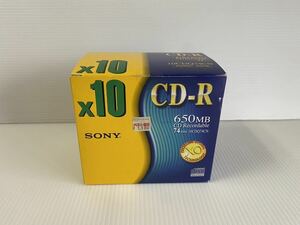 【未使用】 SONY CD-R 10CDQ74CN ×10 650MB　ソニー　日本製