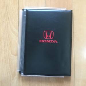 HONDA ホンダ車検証入れ　ライセンスケースHONDA好きな方、HONDA車　ホンダカーズ東京中央　BOOK型でグローブボックスに綺麗に収まります。
