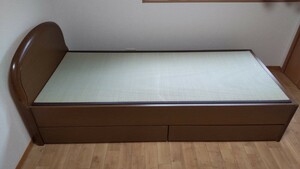  Shizuoka prefecture west part departure * designation region inside free shipping!!* taking over discount have! // single size S tatami bed drawer attaching 