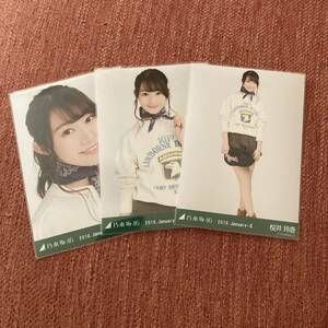 乃木坂46 桜井玲香 生写真 2016 January-Ⅱ 古着 コンプ