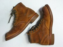 [ nigel cabourn / ナイジェル・ケーボン別注 8.5D 2012年 ] 4619 マンソンラストハリスツイード 編み上げブーツ redwing no.feb001_画像2