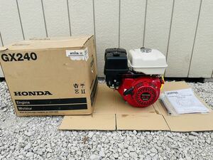 【No562】【未使用品】ホンダ HONDA GX240 T2 4サイクル ガソリンエンジン 汎用エンジン OHV