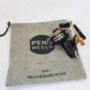 r126【1円スタート】 釣具 オールドリール 希少 レア Penn ペン 714Z REELS スピニングリール バスフィッシング 長期保管品 現状品 