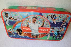 コカ・コーラ　1996年 アトランタオリンピック記念　ブリキ製ボックス 小物入れ☆　Coca-Cola Tin box　ヴィンテージ　空缶