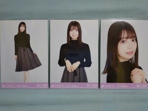 乃木坂46 阪口珠美 生写真 リブチェンジワンピース 3枚コンプ (品物説明文を必ず全てお読み下さい)