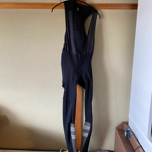 Rapha cargo WINTER TIGHTS WITH PAD 黒 裏起毛 ビブタイツ ラファ