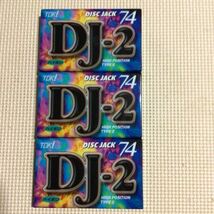 TDK DJ2 74 ハイポジション　カセットテープ3本セット【未開封新品】■■_画像1