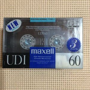 maxell UDⅠ 60【久保田利伸パッケージ】3パックポジション カセットテープ3本セット【未開封新品】■■