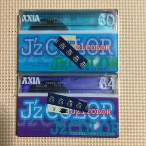 AXIA J'Z1 COLOR 60.64. ノーマルポジション カセットテープ　2本セット【未開封新品】■■