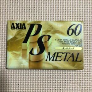 AXIA PS-METAL 60 メタルポジション カセットテープ【未開封新品】■■