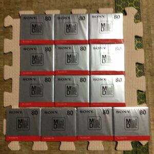 SONY 80 MD【mini disc】13枚セット【未開封新品】★