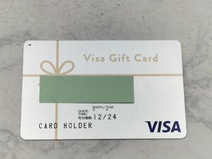 A18 1円～ 新品 未使用品 ※残高満額 VISA GIFT CARD ビザ ギフトカード 50000円 有効期限2024年12月