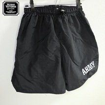 ★ 希少デッドストック SOFFE ソフィー U.S. ARMY / Army Nylon Shorts (Made by Soffe) トレーニングショーツ サイズ：M_画像3