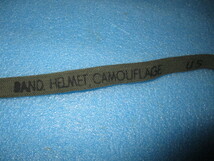 米軍基地流れ品　1970年代　BAND, HELMET, CAMOUFLAGE US　ヘルメット　バンド_画像2