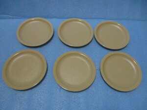沖縄　米軍放出品　USA　NSF　小型お皿　６枚　プラスチック製