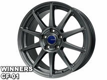 インプレッサ GD系 スポーツワゴン EC202L 205/55R16 91V ウイナーズ CF-01 メタリックグレー 新品 夏セット 【送料無料】_画像2