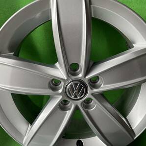 15X5.5J VW フォルクスワーゲン 純正ホイール 5H-100 ET+40 4本セット 良品の画像5