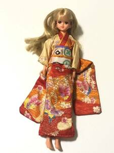  リカちゃん人形 着物 ドール りかちゃん　人形　JAPAN タカラ TAKARA 当時物　着せ替え人形 