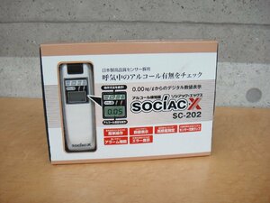 62201R SOCiAC X ソシアックエックス アルコール検知器 アルコールチェッカー SC-202