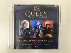 QUEEN+Adam Lambert SAITAMA SUPER ARENA 2020 DAY 2 THE VIDEO DVD クイーン アダム ランバート 来日公演 THE RHAPSODY TOUR DVD-R ギフト