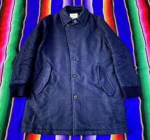 ◇Honnete　オネット　ポーランド製　ウール　コート　サイズ 1　濃紺◇　メルトン　ジャケット