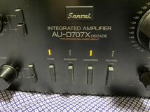 SANSUI AU-D707X DECADE プリメインアンプ 動作品_画像3