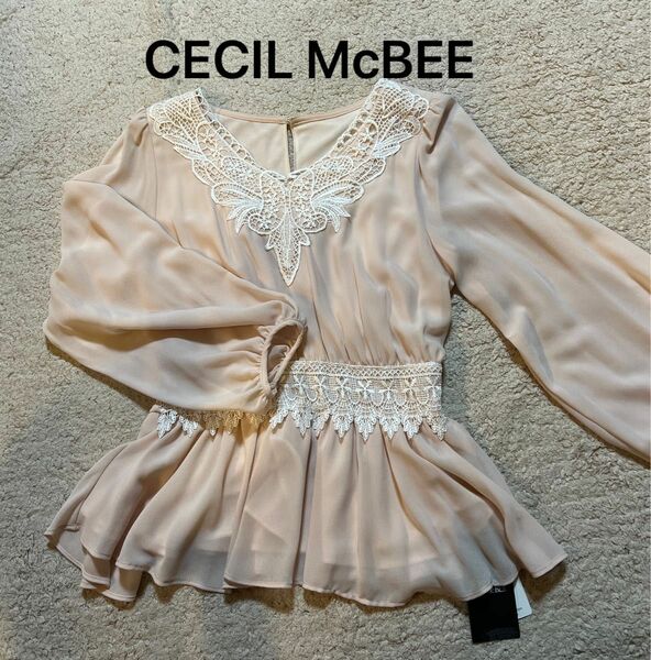 CECIL McBEE チュニック　トップス　ピンク　Mサイズ　 ブラウス