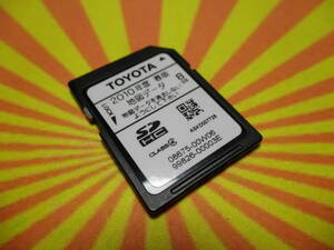 ▽F650 トヨタ 純正ナビ NSZT-W60 用 SDカード SD 地図データ 2010年 春版 08675-00W06 99826-00003E 動作確認済み 全国一律送料370円～