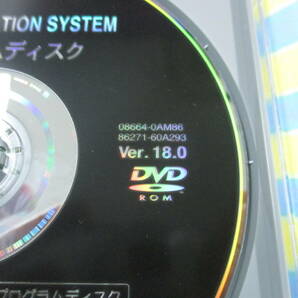 ☆YY17626 トヨタ ボイスナビゲーションシステム プログラムディスク Ver.18.0 DVD ナビロム 08664-0AM86 86271-60A293 全国送料230円～の画像2