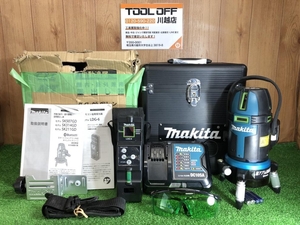 001♪おすすめ商品♪マキタ makita 屋内・屋外兼用墨出し器 SK507GD 受光器+充電器+バッテリ1つ