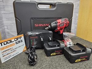 013♪未使用品・即決価格♪信濃　SHINANO 充電インパクトレンチ SI-170W 18V4.0Ah2個　充電器有 12.7ｓｑ