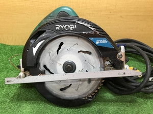 013♪ジャンク品♪RYOBI 160mm電子マルノコ W-663ED ※カーボン摩耗 動作OK