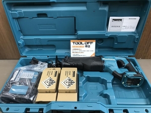 011◎未使用品・即決価格◎makita マキタ 充電式レシプロソー バッテリ×2 充電器 JR187DRGX 18V/6.0Ah ①