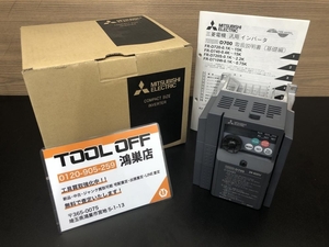 016■未使用品■三菱 MITSUBISHI 汎用インバータ FR-D740-0.75 2019年 長期保管品 付属品欠品の可能性有