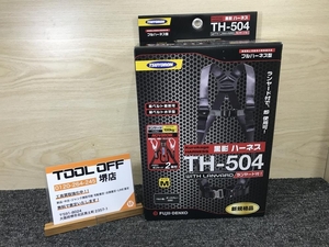 011◎未使用品・即決価格◎藤井電工 フルハーネス型黒影ハーネス TH-504-2NV93SV-OT-DG-M-2R23-BX