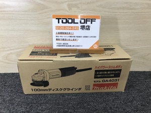 011◎未使用品・即決価格◎マキタ/makita 100mmディスクグラインダ GA4031