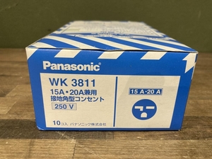 020♪未使用品♪パナソニック　Panasonic 15A・20A兼用接地角型コンセント WK3811　10個入　保管品