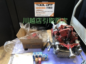 001♪おすすめ商品・川越店引取限定商品♪REX レッキス パイプマシン ねじ切り機 N40A3 N40AⅢ ダイヘッド等付属品有