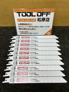 013♪未使用品♪ヒルティ　HILTI レシプロソー替刃 10枚セット 20/8 10-14TPI 金属 木材