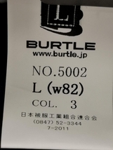 013♪未使用品♪Burtle バートル クレイジーストレッチ デニム カーゴパンツ 5002 カラー:ネイビー サイズ:L_画像7